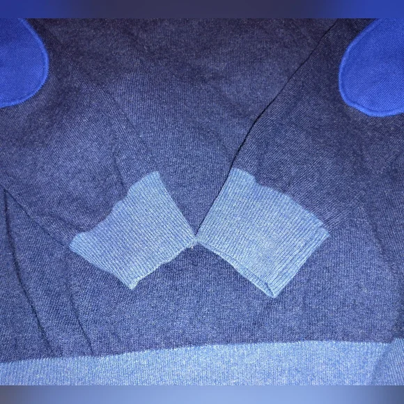 Cashmer Italy Wool  Sweater, Women, V-neck,  Blue, Soft, Lightweight,  S - Picture 6 of 10